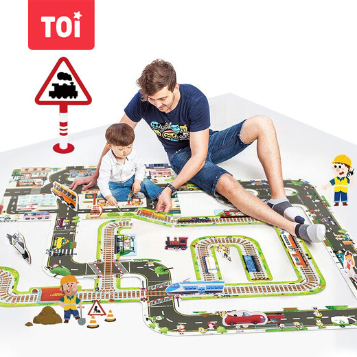 Toi City Transit Schiene Großes Bodplat