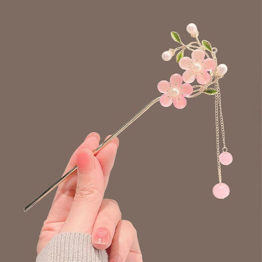 Fantiya hairpin ancient style hairpin Hanfu headdress Chinese style hairpin cheongsam tassel simple modern jade hairpin versatile main picture five-piece set