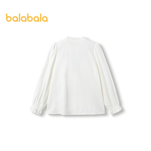 Balabala girls and children long-sleeved shirt autumn children's lace shirt 24102001