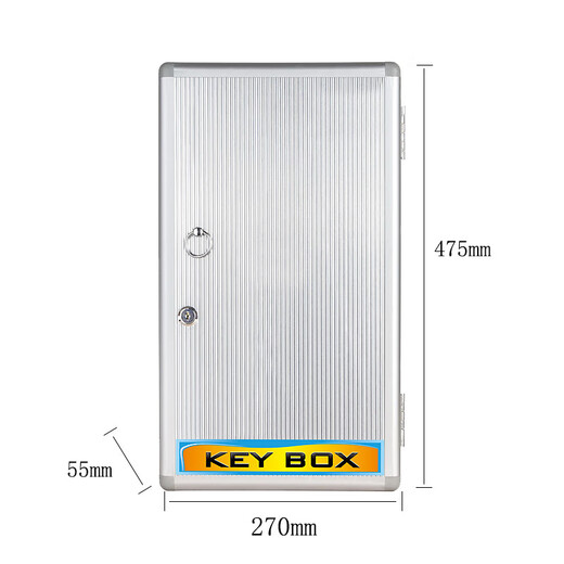 
Xinfa (TRNFA) H-1048 Aluminum alloy Key management box/key box/key cabinet wall-mounted/key card with keys Office stationery 48-bit key box with lock