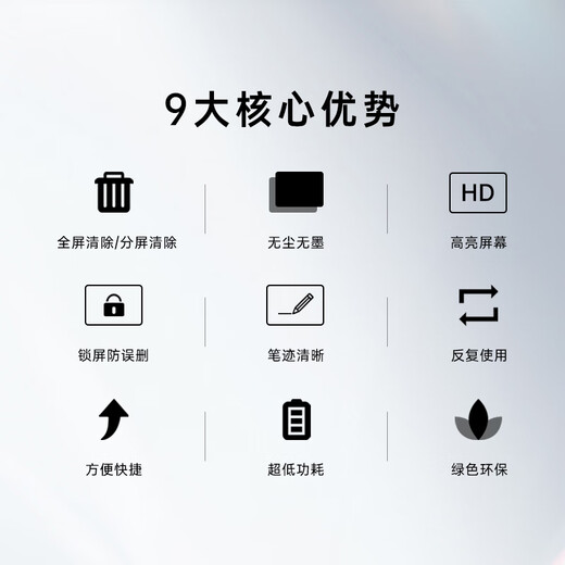 Weixing 80/70/60-inch LCD blackboard handwriting board drawing board writing board electronic blackboard home teaching business office meeting electronic whiteboard writing board one-click elimination dust-free 60-inch high-brightness model full screen clear + S-type bracket