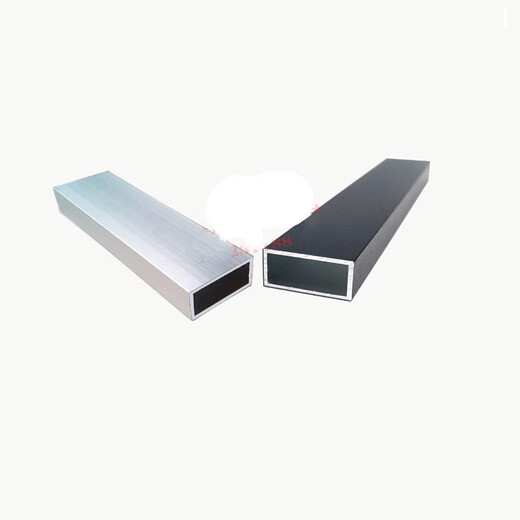 Like 20*10*1mm2mm aluminum alloy small square tube aluminum hollow square bar aluminum square tube square diy model bracket aluminum black 20*10*2mm (price per meter)