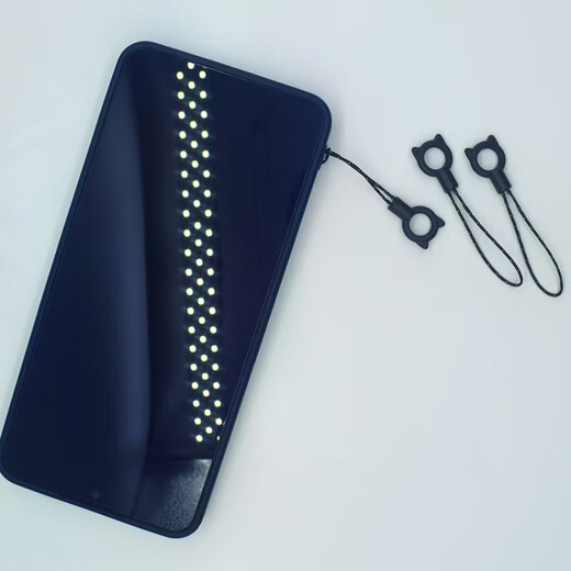 Mobile phone case anti-fall lanyard mobile phone halter neck rope anti-loss artifact mobile phone pendant finger ring hanger lanyard black finger ring buckle - 3 packages