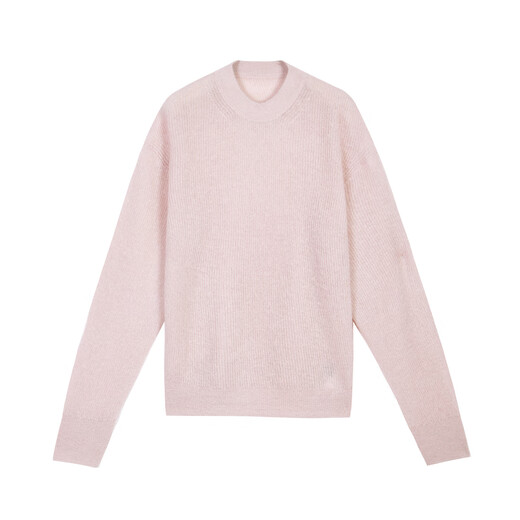 Sketch Sweet Sweater nuevo suéter de cuello redondo de cuello Ronda MOHAIR Mezcla Simple suelto tapa de manga larga 671 Polvo gris l l