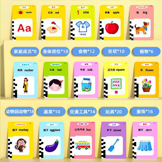 cindybaby幼儿童插卡片早教机中英语双语识字学习机宝宝启蒙益智玩具 旗舰蓝小熊+520个读物
