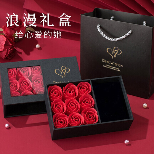 Saint Orchid Ocean Heart Necklace for Women Platinum Clavicle Chain Heart Shape Pendant Birthday Chinese Valentine's Day Gift for Girlfriend and Wife Free Engraving Light Luxury Blue Zirconium Necklace + Certificate