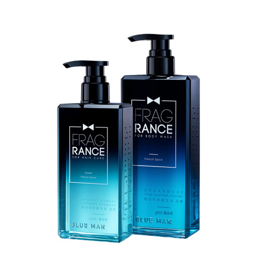 Zunlan men's marine fragrance shampoo and shower gel set long-lasting fragrance shampoo cream anti-dandruff oil control and mite removal 900g