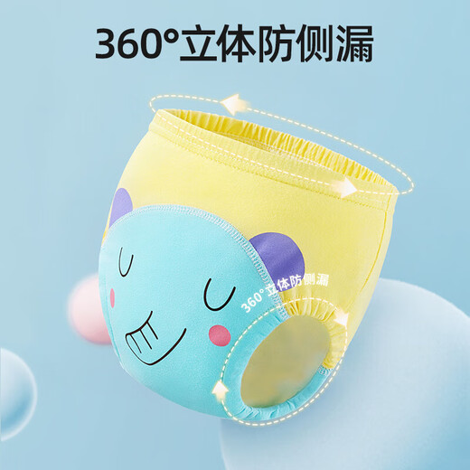 
Betas Diaper Baby Pure Cotton Gauze Diaper Spring and Autumn Baby Newborn Urinary Training Pants Can Wash in Toilet Underwear [Mesh Breathable] Blue + Green 2 Packs [Suitable for over 15 months] 24-36Jin [Jin equals 0.5 kg]