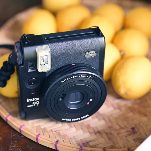 Fuji (FUJIFILM) instax mini99 one-time imaging instant camera black package five (official standard + crystal case + shoulder strap + 20 pieces of photo paper)