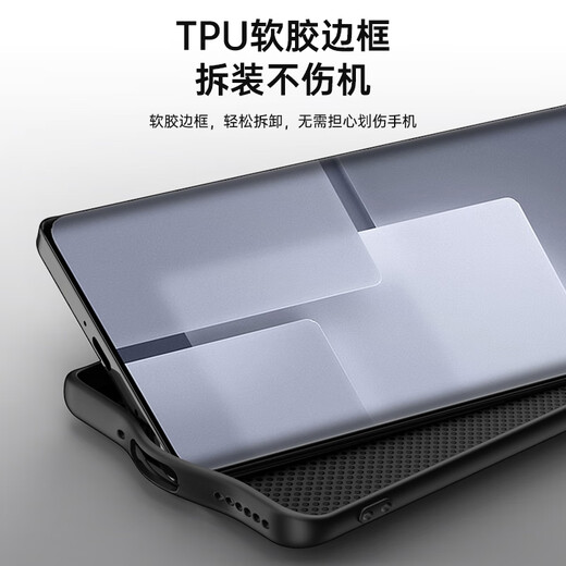 LQP is suitable for Xiaomi Civi4pro mobile phone case, metal lens ring/H waistline type/skin-friendly liquid plain leather protective cover, all-inclusive anti-fall light luxury business model for men and women, distant mountain gray, Xiaomi Civi4pro