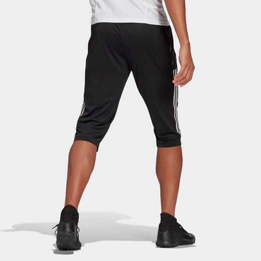 阿迪达斯 （adidas）运动裤男裤2025夏季新款跑步健身足球训练休闲宽松舒适透气短裤 GM7375 黑色 M