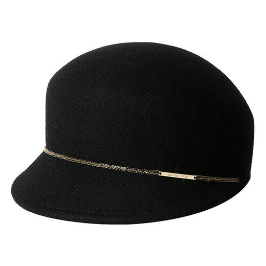 Tilburg star's same style beret women's newsboy hat autumn and winter octagonal hat women's fashionable equestrian hat all-match Japanese peaked cap best-selected birthday gift gift box off-white M (56-58cm)