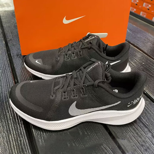 Nike (Nike) Chaussures masculines 2025 Spring New Shoes Sneakers Mesh Bustable Shock-Absorbing Low-Top Usur-Resistant Casual Shoes Running Da1105-006 / Quest 4 40