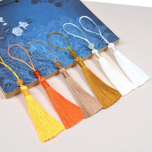 Shumi tassel tassels, ancient style hanging tassels, placket decoration materials, classical bookmarks, fan pendants, ethnic style accessories diy accessories, small tassels tassels, mixed colors, 10 pieces