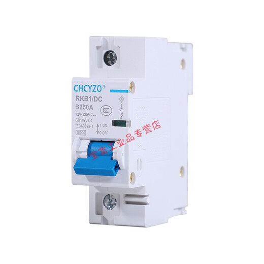 Chint suitable for electric vehicle DC circuit breaker 12V24V48V60V120V DC circuit breaker 150A empty 1P 250A