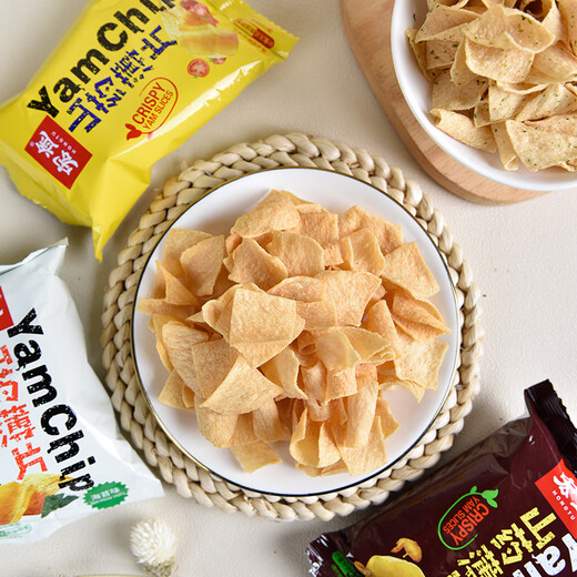 宏途山药薄片12g*40包脆片混合口味薯片年货节膨化休闲零食独立小包装