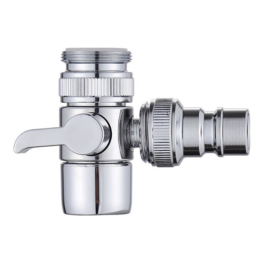 Pu Pai washing machine faucet adapter is suitable for basin faucets with six points of inner teeth, kitchen aerator faucet, four points of outer teeth, fine thread household 4/6 points of fine teeth faucets