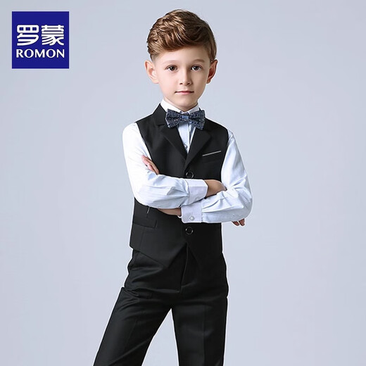 Romon para niños traje para niños vestidos de flores chalecos