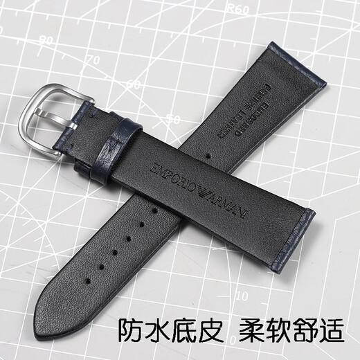 Convient pour l'original Armani Générat en cuir STRAP LYCHEE MOTEMA