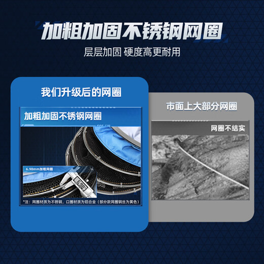 Source of Fishing Fish Protective Net Pocket Portable Fishing Protective Fishing Gear Fishing Net Anti-hanging Quick-drying Black Pit Competitive Fishing Gear Fish Net Pocket Fish Protective Bag 40cm 2.5m Competitive Double Ring Fish Protective Bag Delivery Pin