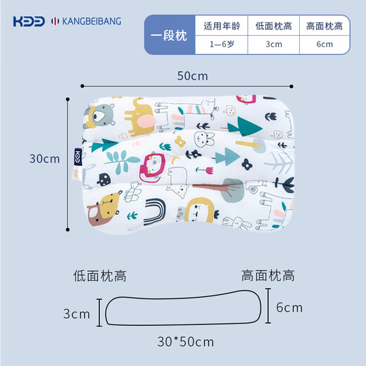 KangBeiBang (KangBeiBang) Children's Pillow 1-6 Years Old Baby Growth Pillow 1-3 Years Partition Neck Protection Pillow Baby Pillow Four Seasons Universal OCC
