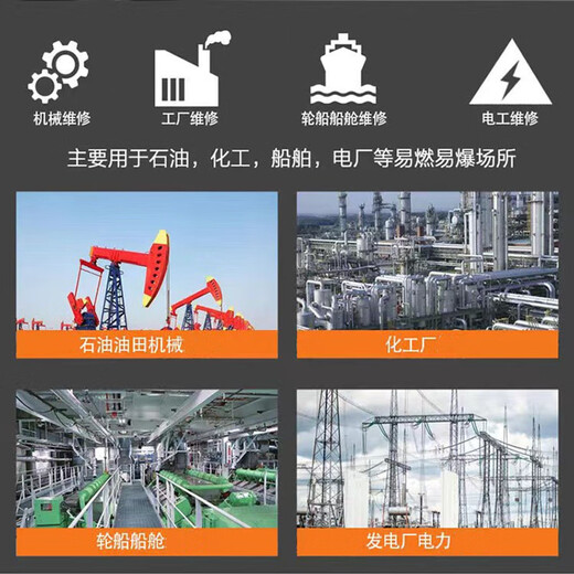 Kuiyou copper explosion-proof tool combination set non-sparking copper tools explosion-proof tool box gas station liquefied gas explosion-proof tool box 56-piece set with certificate 1-year warranty