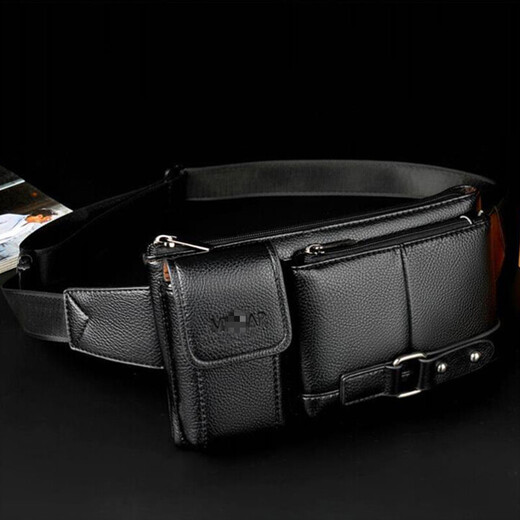 Tianzhuan MUGAR walking bag fashionable chest bag waist bag men's multi-functional large-capacity mobile phone bag crossbody shoulder HB008 brown large size