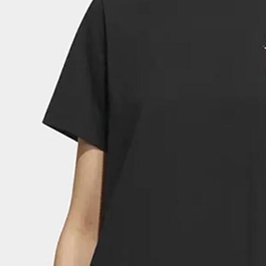 阿迪达斯（adidas）短袖T恤女装夏季新款运动服经典简约舒适宽松透气休闲圆领半 IP3878黑色 S