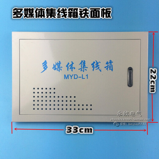 200*300弱电铁面板 多媒体信息箱盖子 集线箱盖板 33*22cm