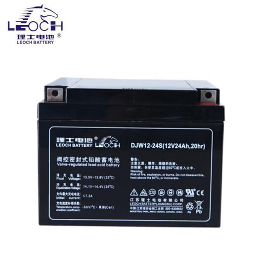 Leoch battery lead-acid maintenance-free battery DJW12 series 12V battery UPS/EPS power supply communication base station energy storage DJW12-24S (12V24AH)