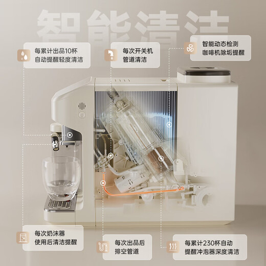 咖啡自由（KAxFREE）【政府补贴】咖啡机 家用全自动咖啡机现磨冷萃意式 大屏触控 双温双萃 SF1 Max