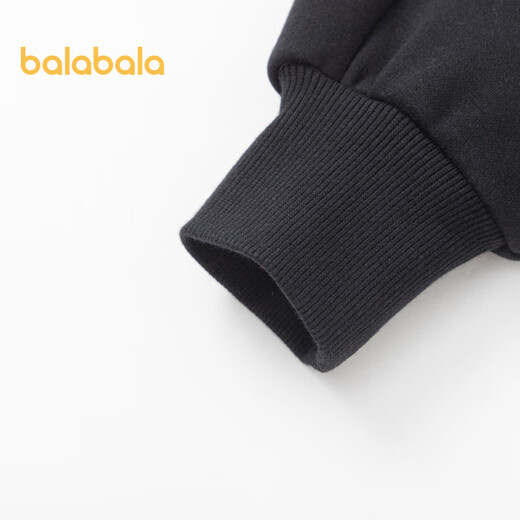 Balabala children's clothing baby pants baby trousers boys casual pants girls 2025 children's clothing plus velvet 208125108208