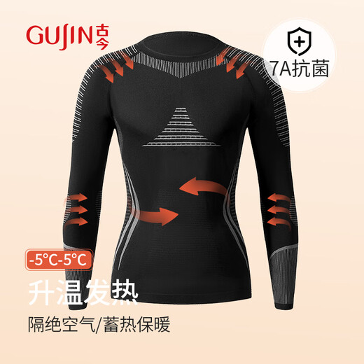 GUJIN 2024 autumn new product thermal underwear men's suit quick-drying underwear ski outdoor running sports shapewear