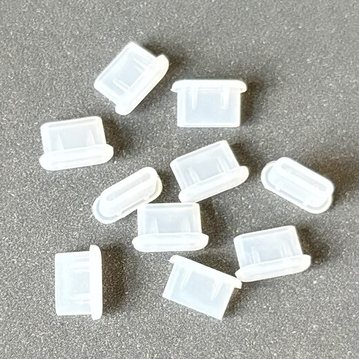 Danyang Qingtian customized typec dustproof silicone plug for Android phones Xiaomi OPPO Huawei Honor VIVO charging port black 10 pcs