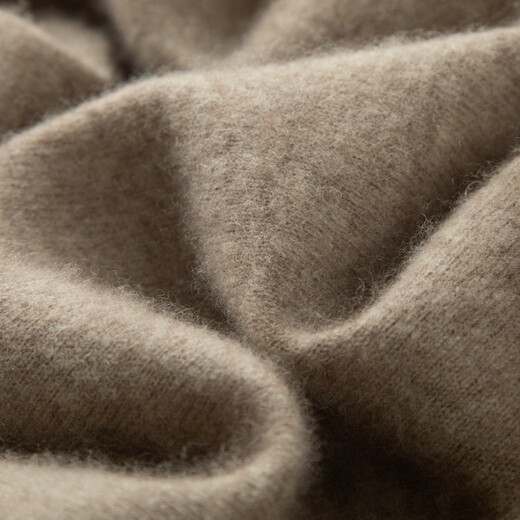 Mushi Herbst- und Winter -Herren -Kaschmirpullover 100% reine Kaschmirpullover Herrenrunde Nacken Feste Farbgestricke Basishemd PL014R100 Gao Ya Camel L.
