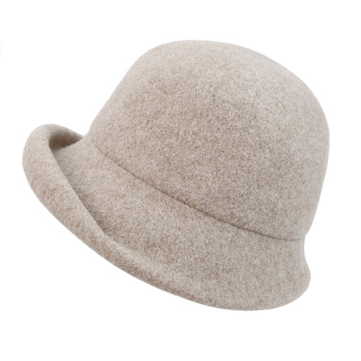 Maria Gucci (MARJA KURKI) warm wool hat for women to give to their lover in winter, basic hat, fashionable casual hat, Meng Dong's Cloud, camel color