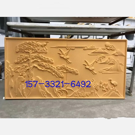 Exterior wall relief finished exterior wall decoration relief European style rectangular carving anti-stone carving
