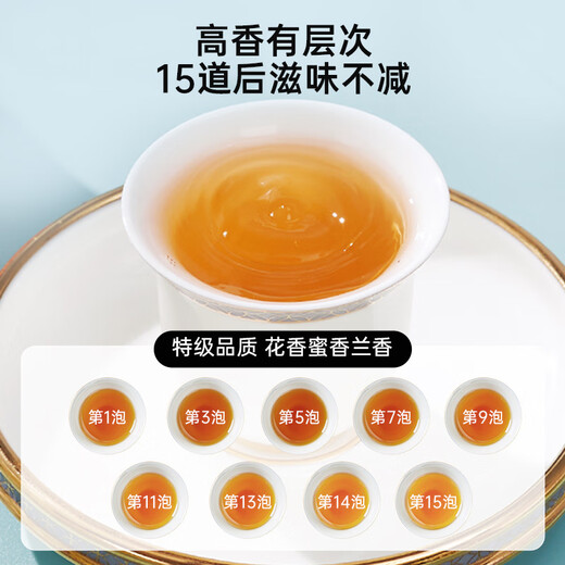 华祥苑乌龙茶 潮汕凤凰单枞特级100g轻火铁盒装单丛茶叶