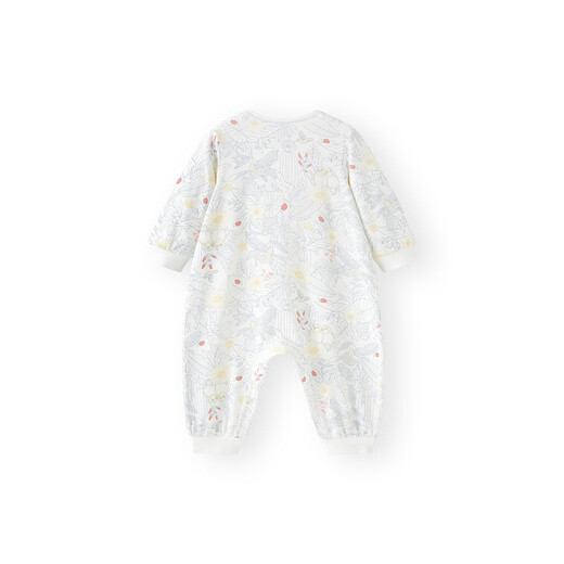 Yingshi (Yeehoo) Babykleidung, Neugeborenen-Strampleranzug, Jungen und Mädchen, reine Baumwolle, Xinjiang-Baumwolle, Baby und Kleinkinderkriechkleidung, vier Jahreszeiten, Dschungelpapagei [Klemmstil] 80 cm (vorgeschlagen von September bis 8.5-10 kg)