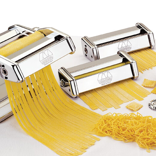 Marcato Noodle Press Noodle Press Italienisch importiert Marcato Home Multifunktionsrollende Nudeln kleiner handkuertes Knödelhautmaschine 3,5 mm breiter Nudeln Nur Messerkopf