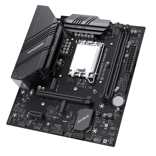 铭瑄（MAXSUN）MS-挑战者B760M D5 电脑游戏主板支持DDR5 CPU  12600KF/13400F/14600KF（Intel B760/LGA 1700）