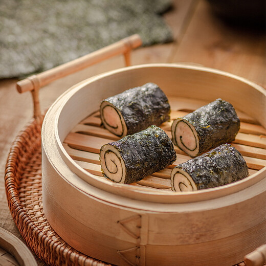 包道 紫菜猪肉卷420g 3条装 广式点心广东早茶早餐速冻食品