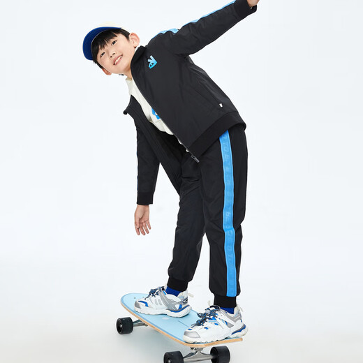 Annil (Annil) shopping mall same style children's clothing boys jacket autumn sports windproof and waterproof black 120 cm