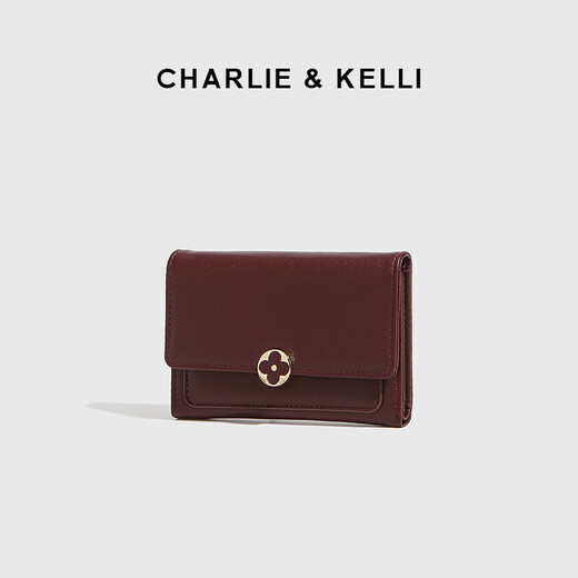 CHARLIE / KELLI brand CK light luxury bag women 2025 new women's short zipper coin wallet simple and compact card bag green