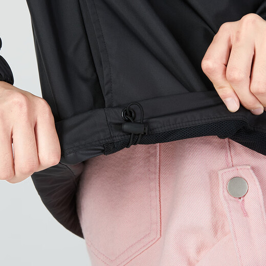 Nike (NIKE) official store women's jacket spring new sportswear fitness training breathable jacket comfortable woven jacket DM6180-010-new arrival L (165/88A)