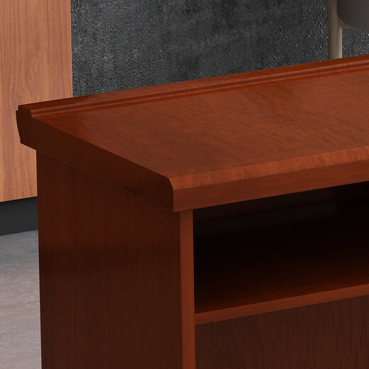 Zhenyuan ZY-TZ-06 table training table conference table listening table listening table painted wooden veneer furniture 1.2m red walnut color