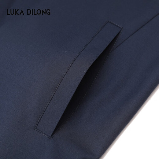 Luca Dilon шерстяная легкая роскошная весенне-осенняя тонкая одежда в стиле ретро шерстяная деловая мужская классическая куртка с лацканами темно-синяя 2XL 54