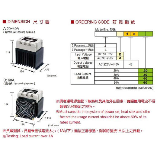 Xuanrong 3-phase AC solid state relay 3D48203D48303D48403D4860 Light gray 3 Gray 3D4840