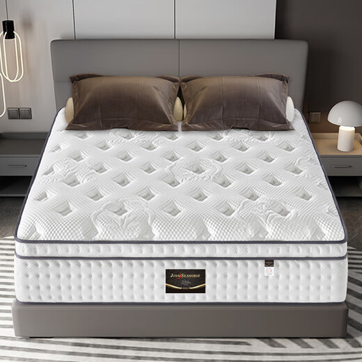 Golden Silk Seamaster Seamaster Mattress Hotel Vacuum Compression Roll Roll Pack Matches de primavera independiente Simmons Látex Soft y Hard Dual Uso Democalización y Lavado cómodo Modelo grueso de 20 cm: Látex natural medio y duro Natural 1350*1900