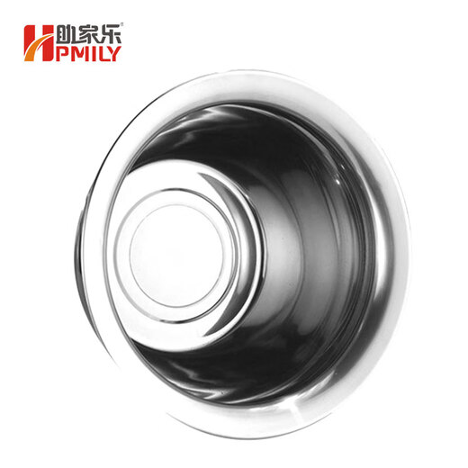 Jiale thickened stainless steel oil basin without tape cover, oil drum, expanded oil cylinder, seasoning basin, hotel kitchen multi-purpose cooking basin, 9 inches with lid